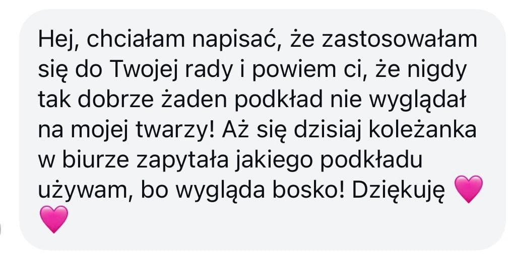 Wiadomość od kobiety, której pomogłam