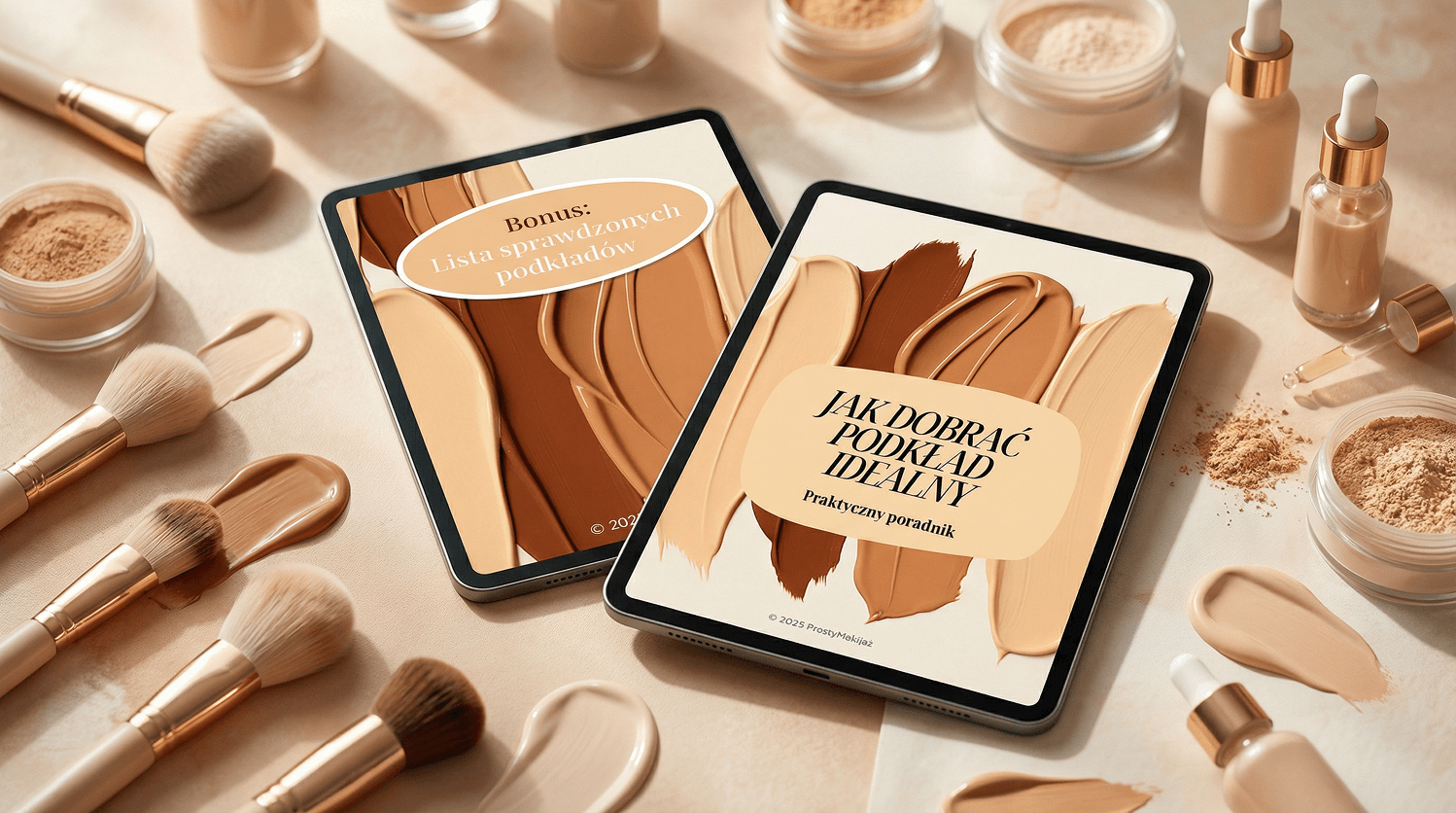 Ebook Jak dobrać podkład idealny + Bonus Lista sprawdzonych podkładów